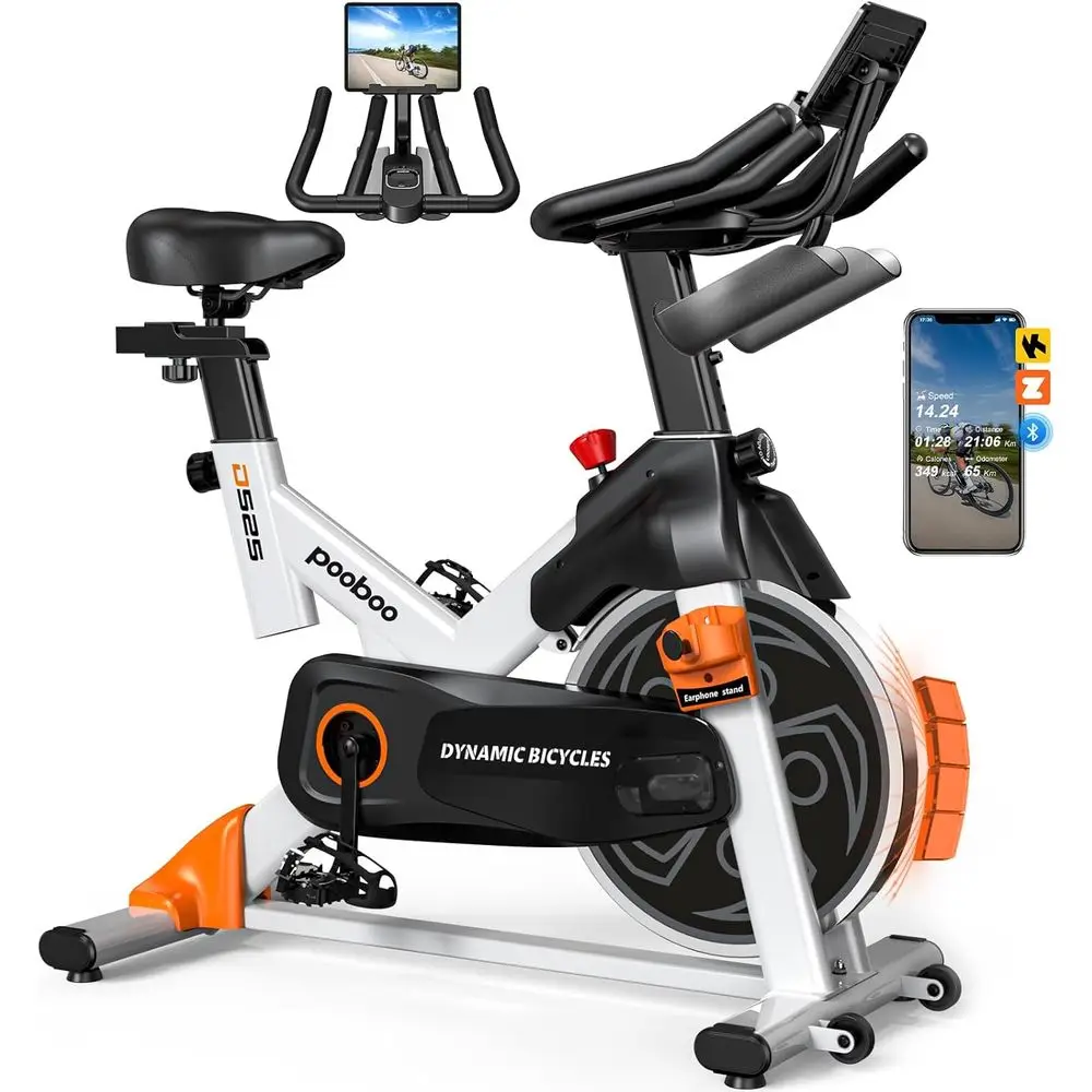 Home Gym App - Bicicleta de Ejercicio Magnética Silenciosa con