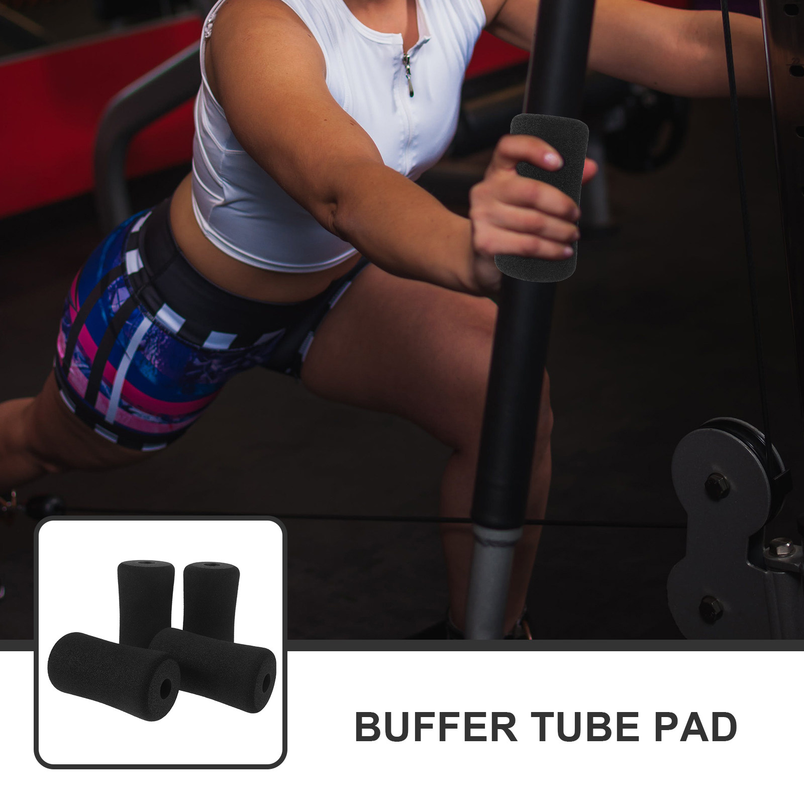 Home Gym Leg Extension Machine - 16 Almohadillas para Equipos de Fitness,