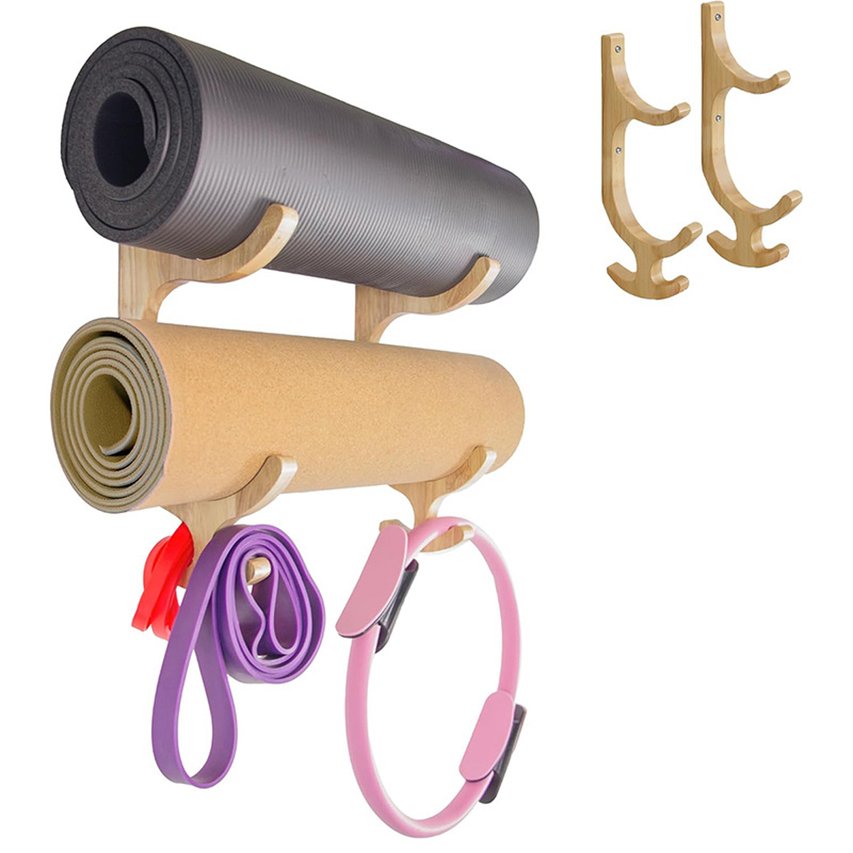 Soporte de pared para bandas d - Home Gym Resistance reseña y precio