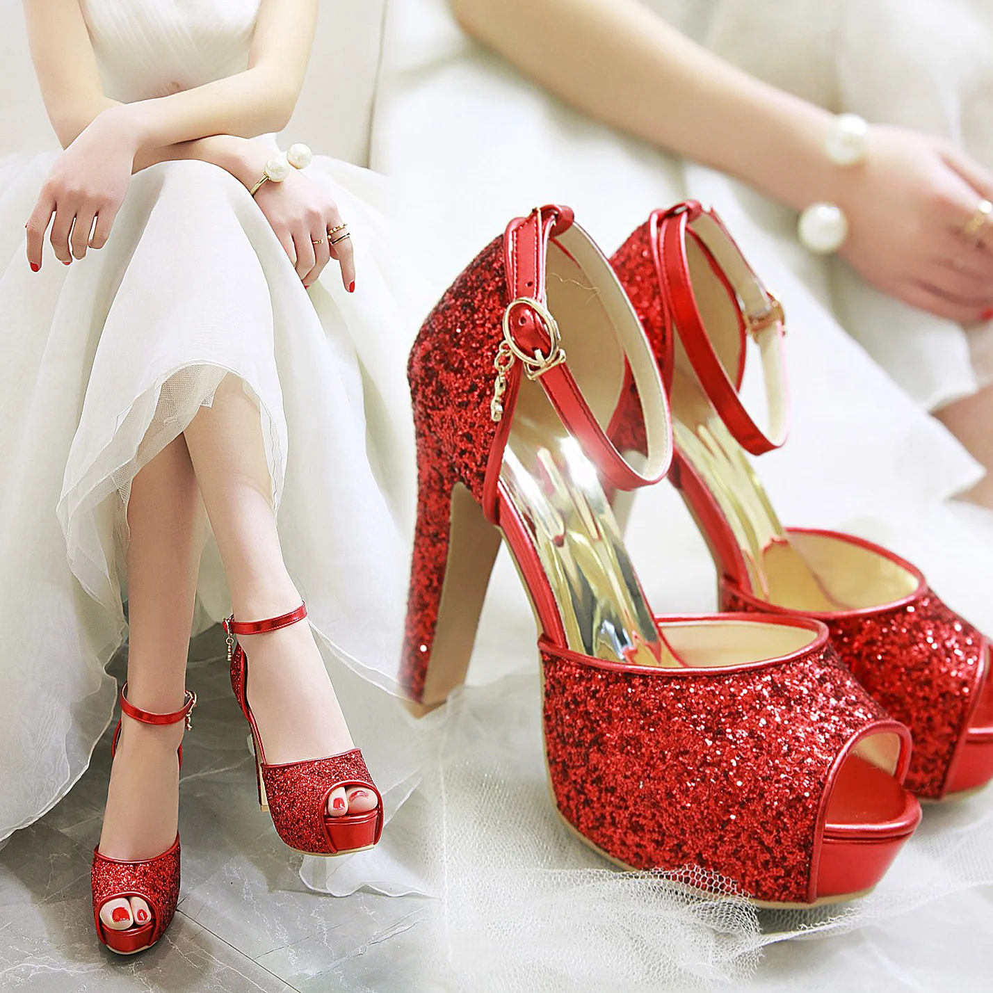 Sandalias plateadas de verano  - Ankle Strap Attachment reseña y precio