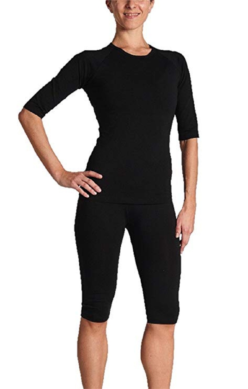 Traje de entrenamiento negro M - Home Gym App reseña y precio