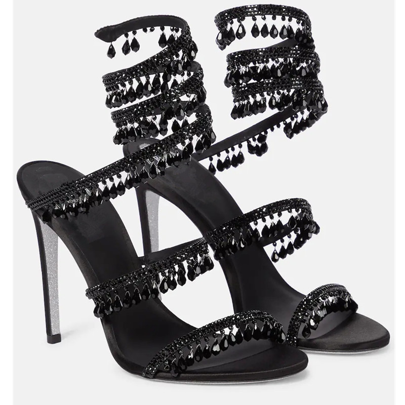 Sandalias de Tacón Alto con Pe - Ankle Strap Attachment reseña y precio