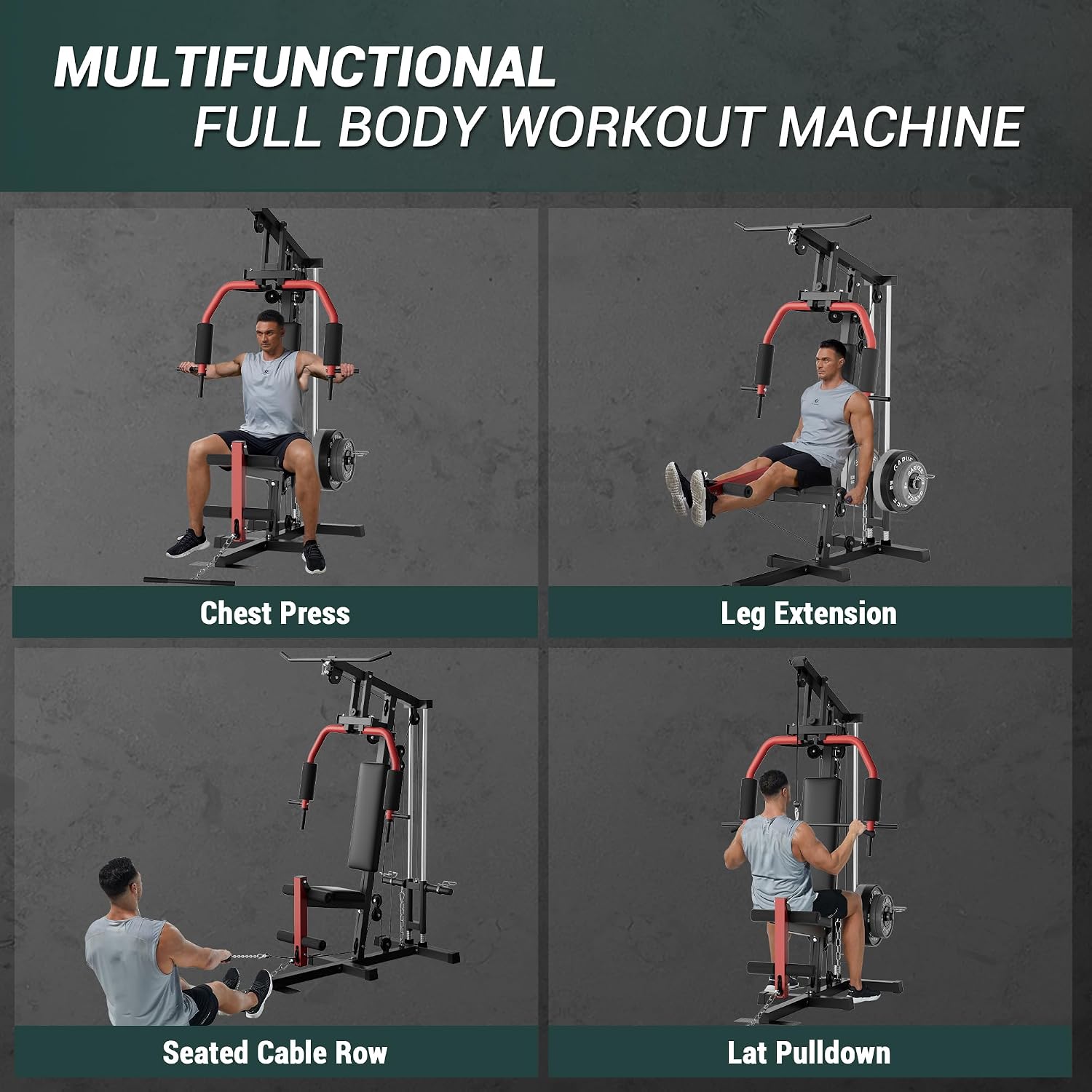 Máquina de Gimnasio Completa p - Home Gym Leg Extension Machine reseña y precio