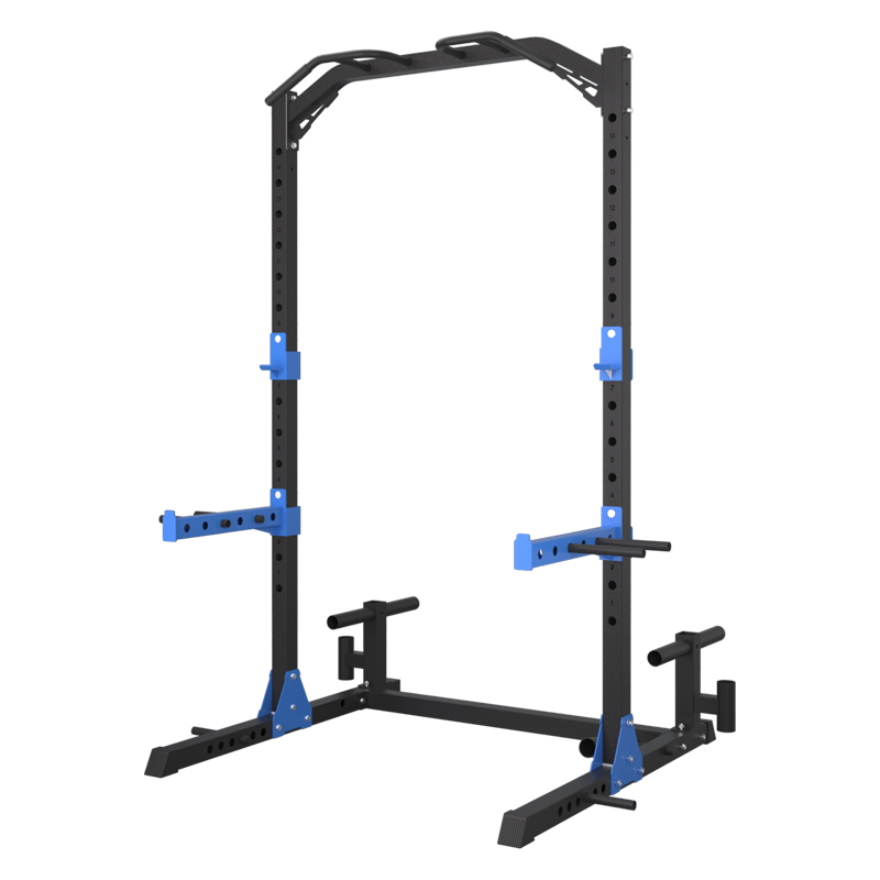 Half Power Rack con brazos de  - Home Gym Half Rack reseña y precio