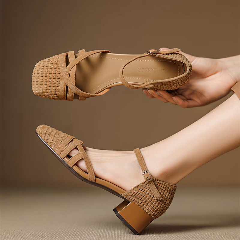 Sandalias de tacón alto de tej - Ankle Strap Attachment reseña y precio
