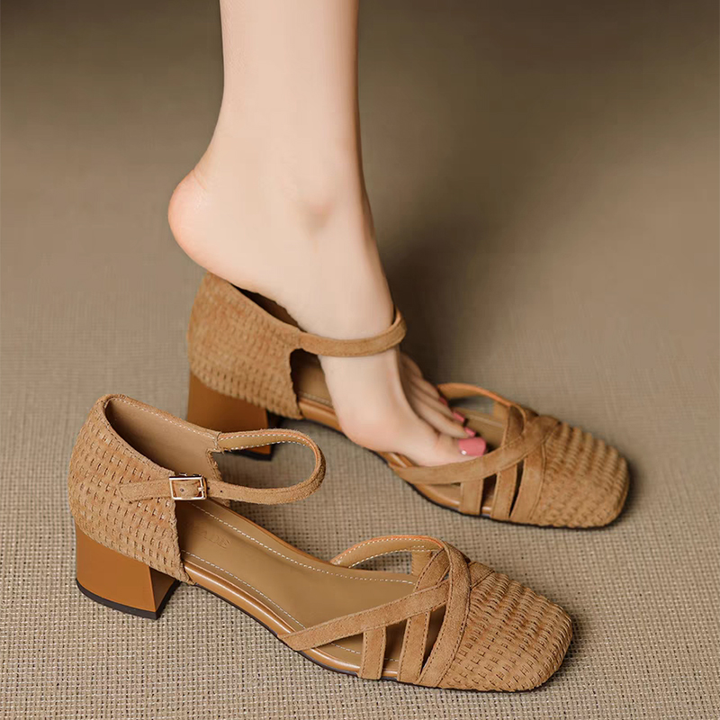 Sandalias de tacón alto de tej - Ankle Strap Attachment reseña y precio