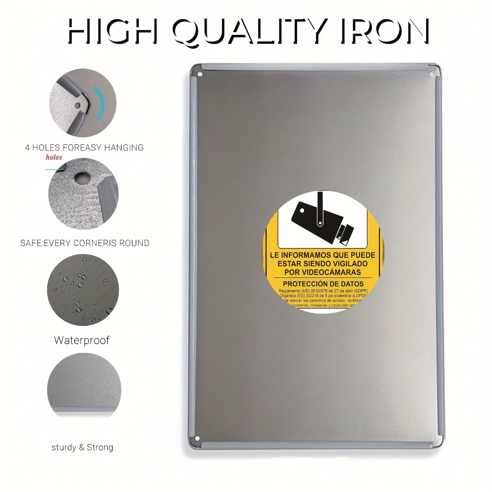 1 Letrero Metálico de 8x12 Pul - Home Gym Video reseña y precio