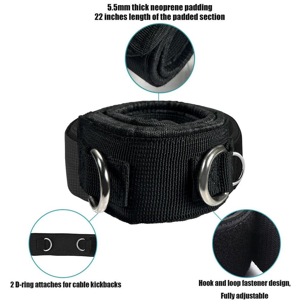 1 Par de Correas de Tobillo pa - Home Gym Leg Extension Machine reseña y precio