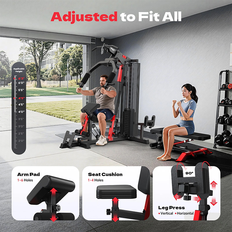 Equipo de Gimnasio en Casa Poo - Home Gym Leg Extension Machine reseña y precio